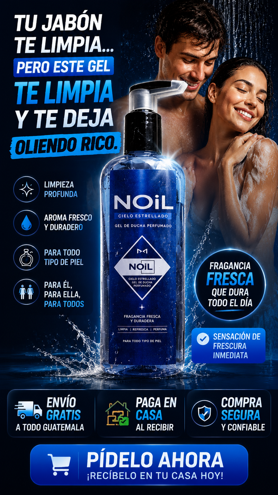 Gel de Ducha unisex NOIL X 500 ML
