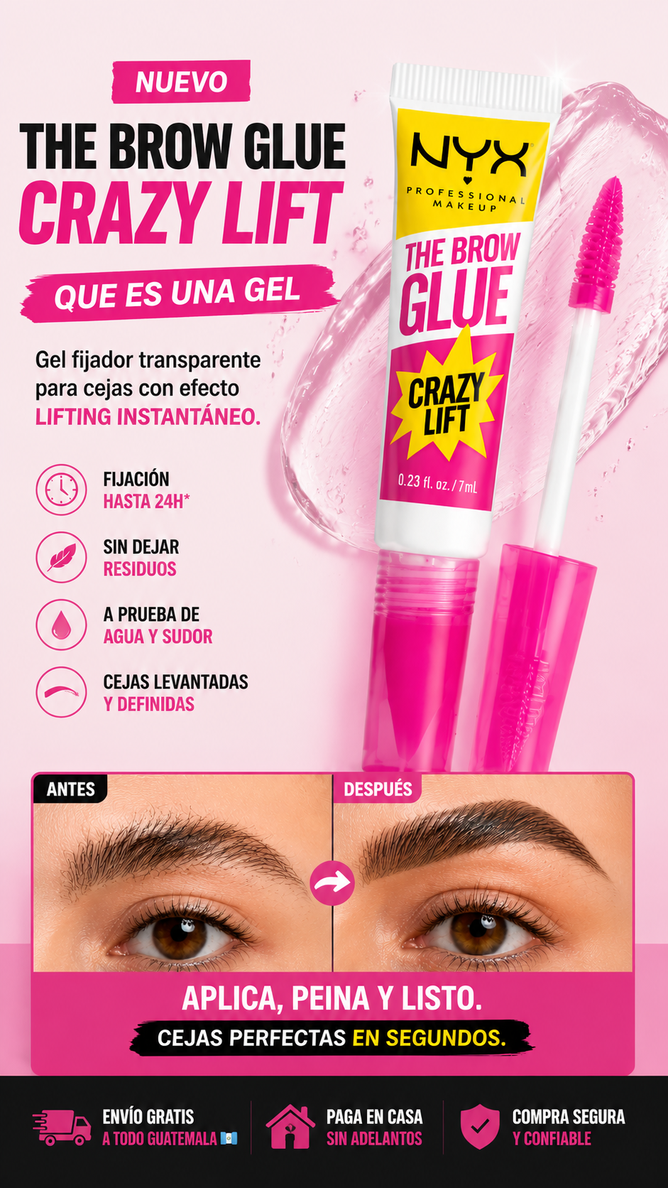 GEL PARA CEJAS – Cejas Perfectas, Laminadas