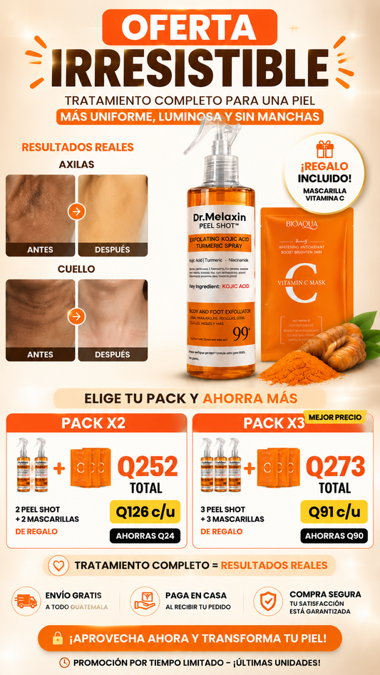 Dr. Melaxin: cuidado práctico para axilas, codos, rodillas e ingle+ REGALO SORPRESA
