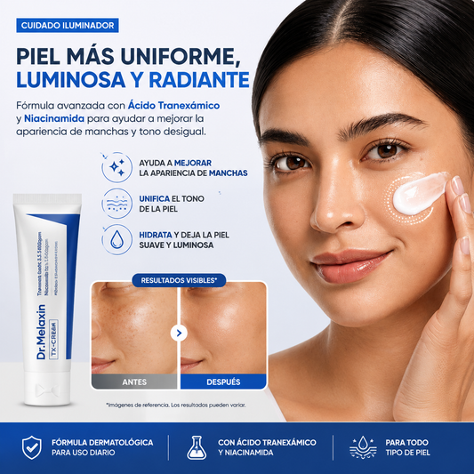Dr Melaxin TX- crema despigmentante para manchas oscuras y pecas X60 ML