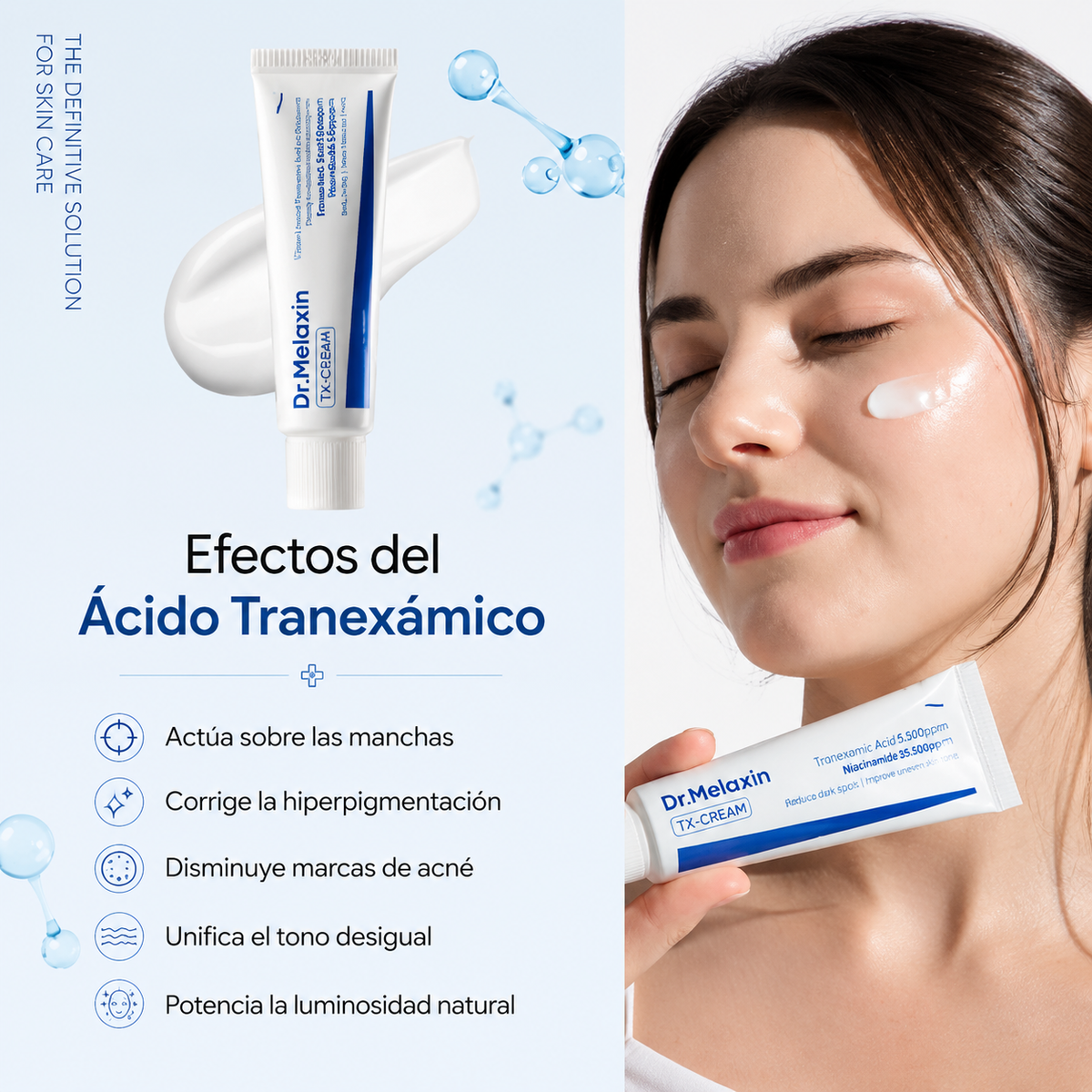 Dr Melaxin TX- crema despigmentante para manchas oscuras y pecas X60 ML