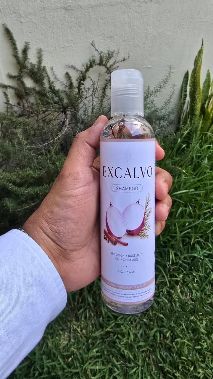 Shampoo EXCALVO 236 ml – cuidado natural para fortalecer tu cabello