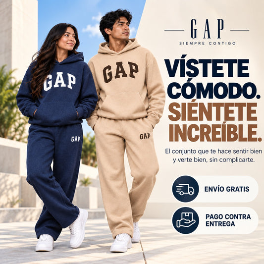 Conjunto Unisex GAP™ : VÍSTETE CÓMODO,  SIÉNTETE INCREÍBLE.